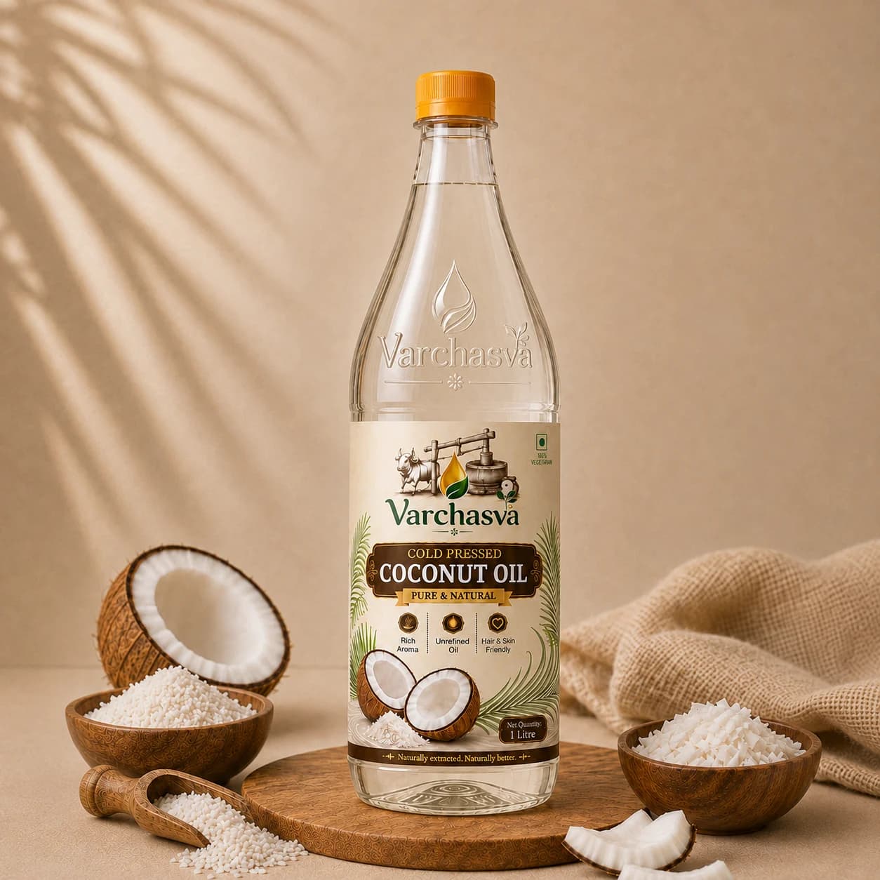Coconut Oil view 1